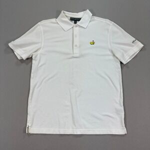 Masters Collection Polo Shirt Men's Medium White‎ Golf Augusta National Cotton